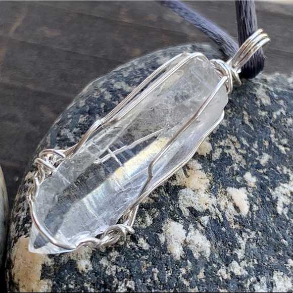 Small Quartz Crystal Necklace - Picture 10 of 14